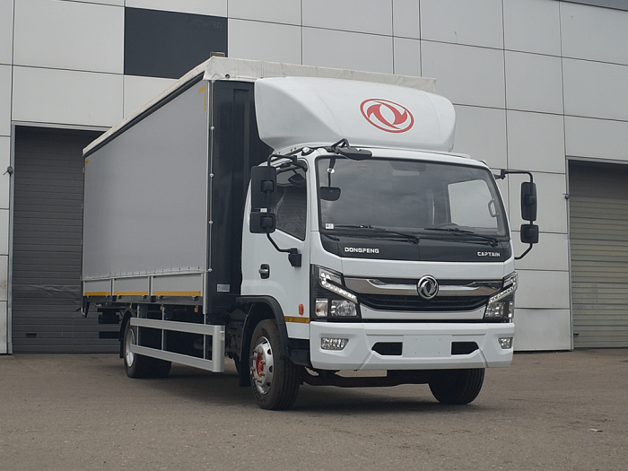 Бортовой тентованный фургон с шторой DongFeng C120L